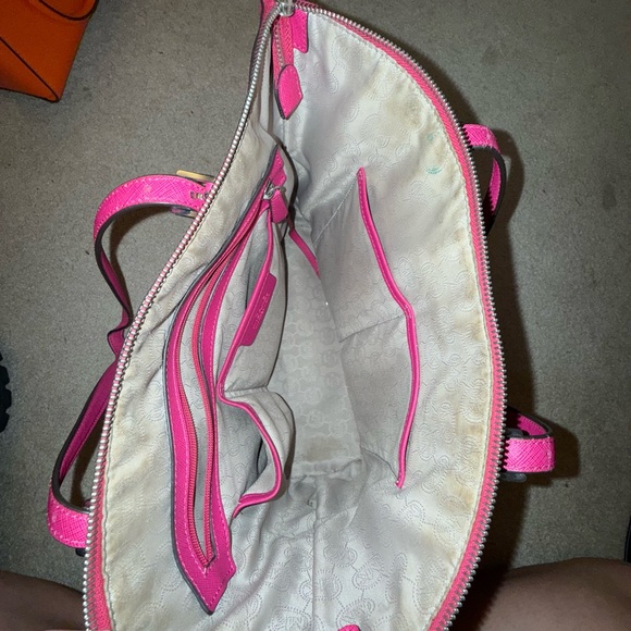 Michael Kors Pink Tote Bag - Picture 5 of 8